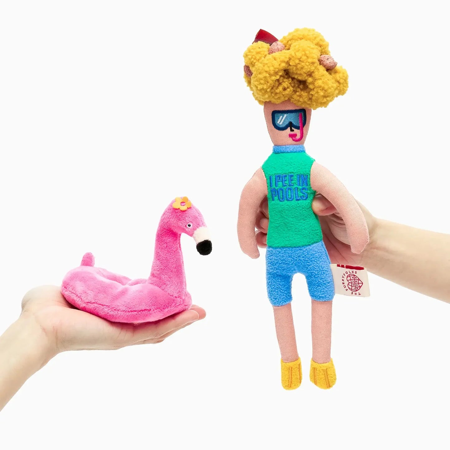 the furry folks flamingo hooman