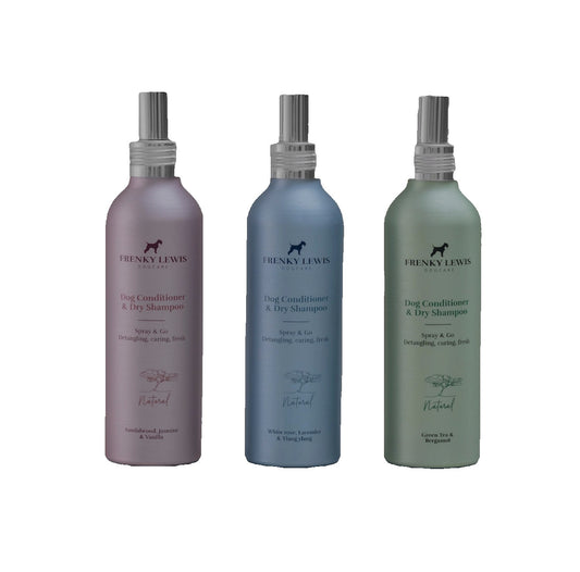 frenky lewis honden droogshampoo