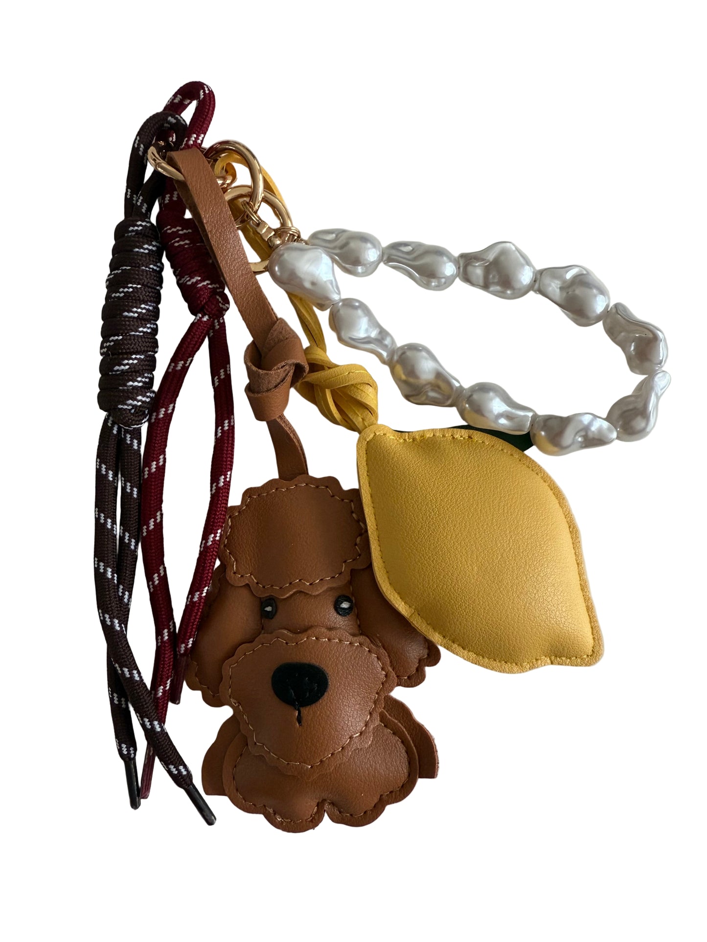 bag charm poodle