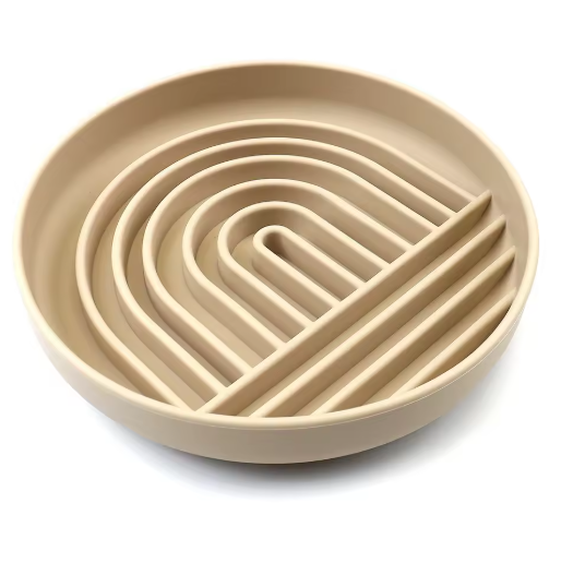 slowfeeder hond beige