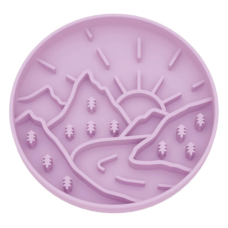 pastel slowfeeder hond