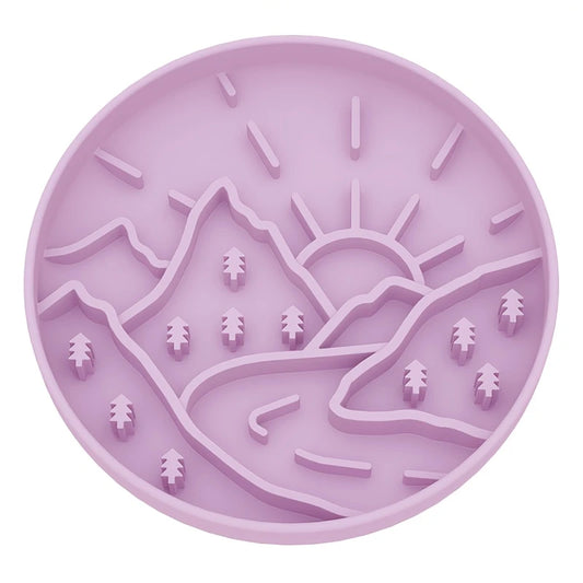 pastel slowfeeder hond