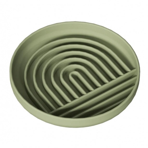 rainbow slowfeeder hond